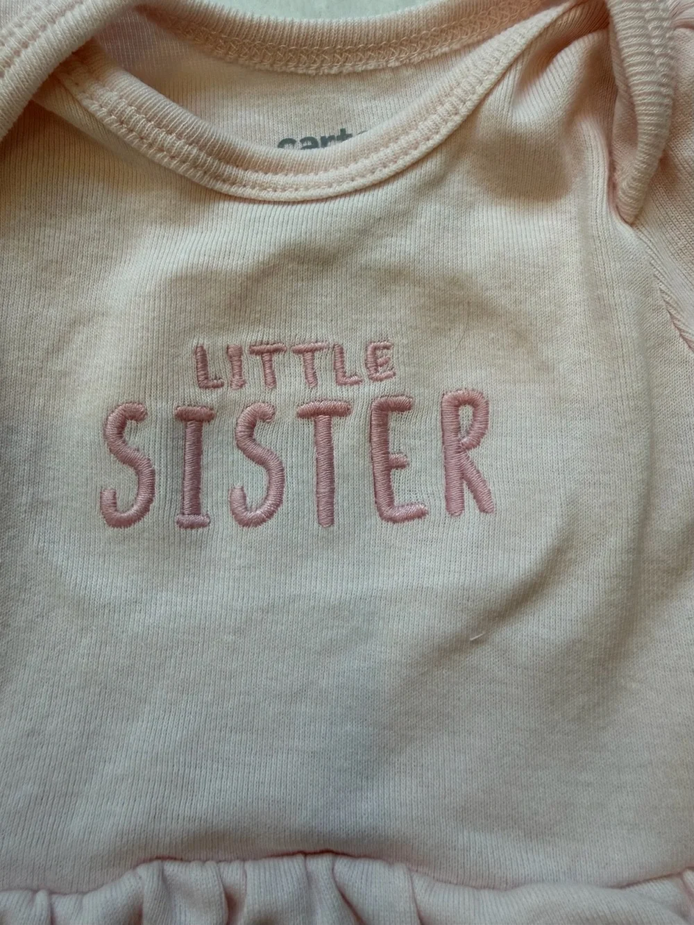 Carter's Light Pink 'Little Sister' Two-Piece Set